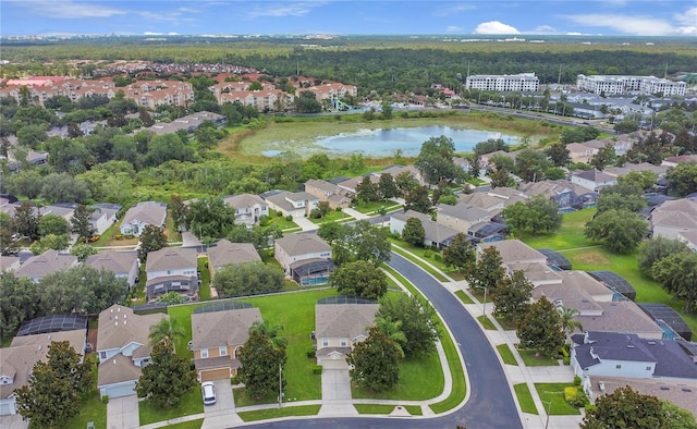 2669 Manesty Ln, Kissimmee, FL 34747 - aerial view of property's location with a nearby body of water and nearby suburban area