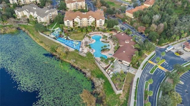 2669 Manesty Ln, Kissimmee, FL 34747 - aerial overview of property's location featuring a pool