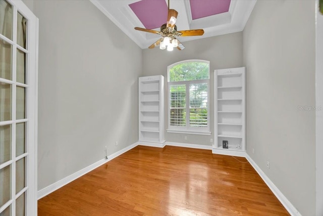 307 Running Wind Ln, Maitland, FL 32751 - empty room featuring wood finished floors and ceiling fan