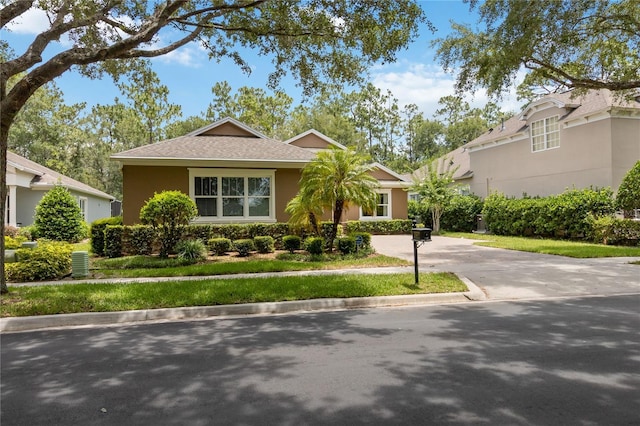 207 Spalding Way, Deland, FL 32724 - view of front of house featuring stucco siding and a shingled roof