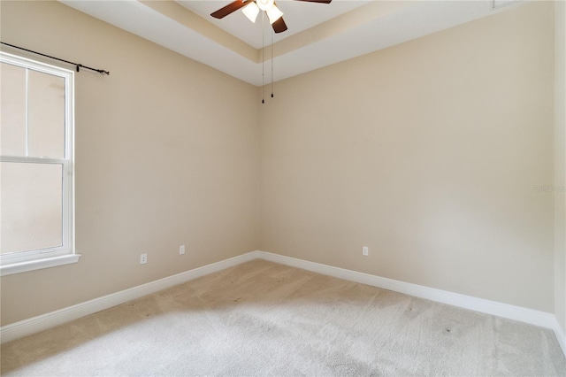 207 Spalding Way, Deland, FL 32724 - spare room with light colored carpet and a ceiling fan