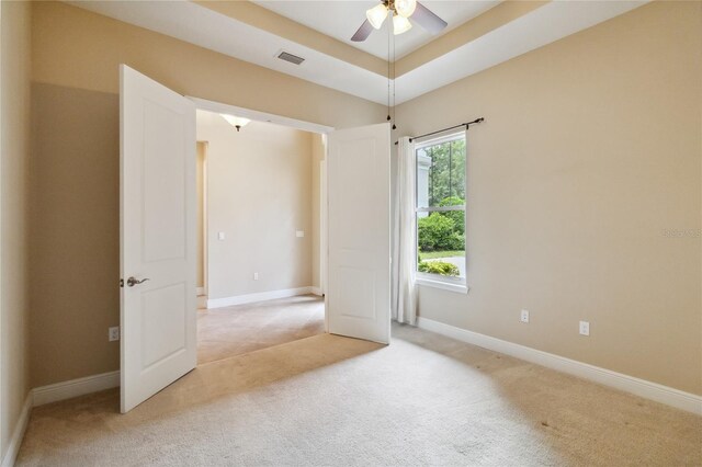 207 Spalding Way, Deland, FL 32724 - unfurnished room with light colored carpet and ceiling fan