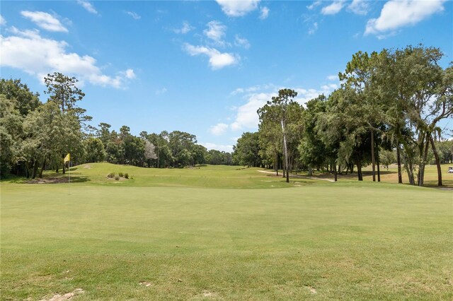 207 Spalding Way, Deland, FL 32724 - view of property's community with view of wooded area, view of golf course, and a yard