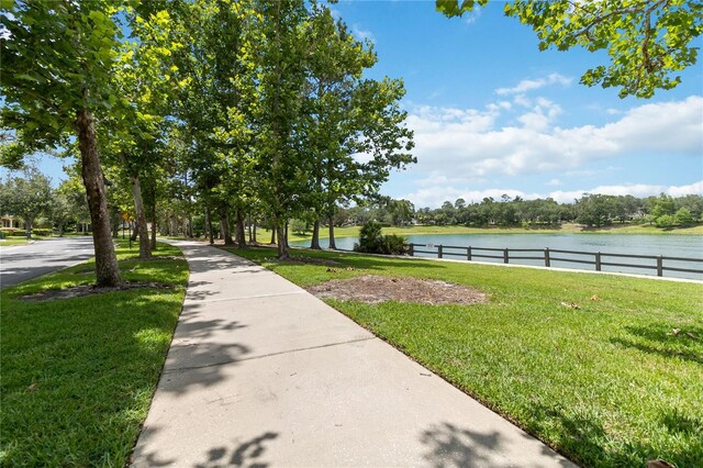 207 Spalding Way, Deland, FL 32724 - view of yard with a water view