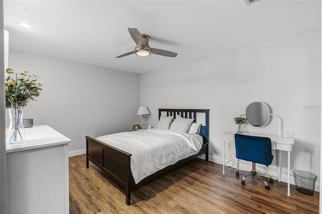 7742 Sugar Bend Dr Unit 7742, Orlando, FL 32819 - bedroom featuring wood finished floors and a ceiling fan