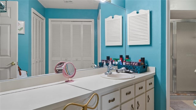 165 Durham Pl Unit 165, Longwood, FL 32779 - full bath with a closet, a shower stall, and vanity