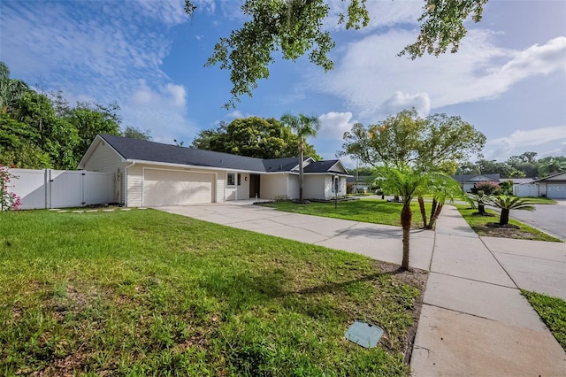4800 Reginald Rd, Orlando, FL 32829 - ranch-style home featuring a gate, an attached garage, and concrete driveway