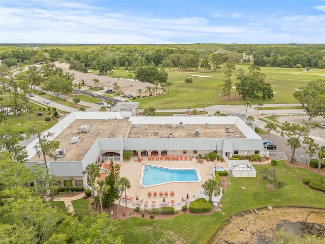 11923 Boynton Ln Unit B, New Port Richey, FL 34654 - aerial view of a golf course and a pool area