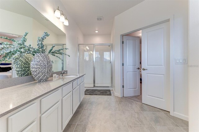 2537 Shanti Dr, Kissimmee, FL 34746 - bathroom with vanity and a stall shower