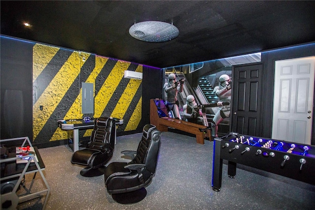 9071 Sunshine Ridge Loop, Kissimmee, FL 34747 - rec room with electric panel and rubber floors