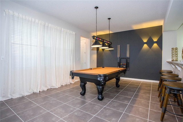9071 Sunshine Ridge Loop, Kissimmee, FL 34747 - recreation room featuring dark tile patterned floors and pool table