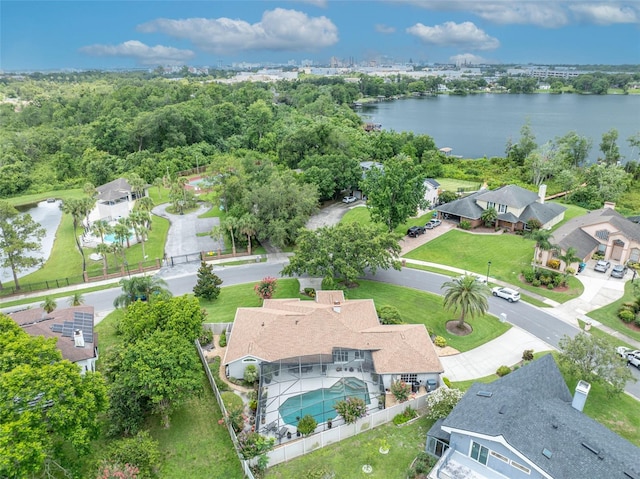 6630 Hidden Beach Cir, Orlando, FL 32819 - aerial view of residential area featuring a large body of water