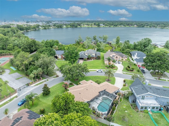 6630 Hidden Beach Cir, Orlando, FL 32819 - aerial view of residential area featuring a large body of water
