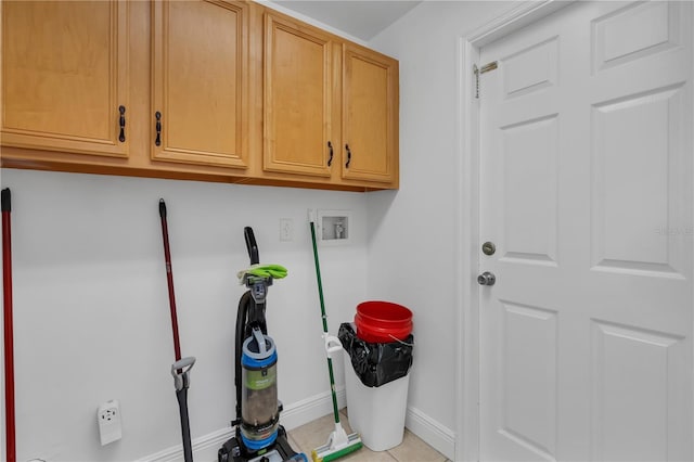 12713 Pine Arbor Dr, Clermont, FL 34711 - laundry room with washer hookup and cabinet space