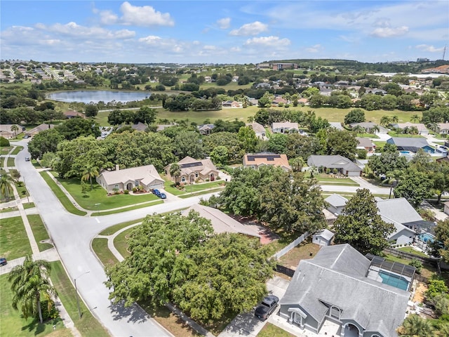 12713 Pine Arbor Dr, Clermont, FL 34711 - aerial view of residential area with a large body of water