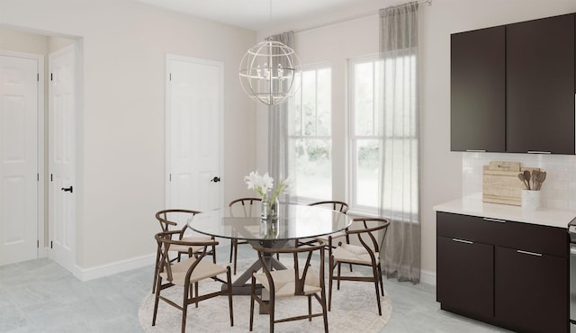 2486 Celebration Blvd, Celebration, FL 34747 - dining room with healthy amount of natural light and a chandelier