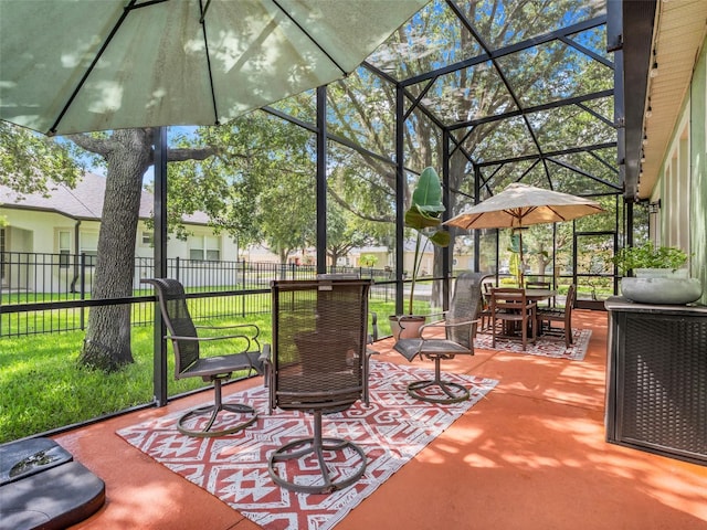 5263 Beach River Rd, Windermere, FL 34786 - view of patio featuring outdoor dining area