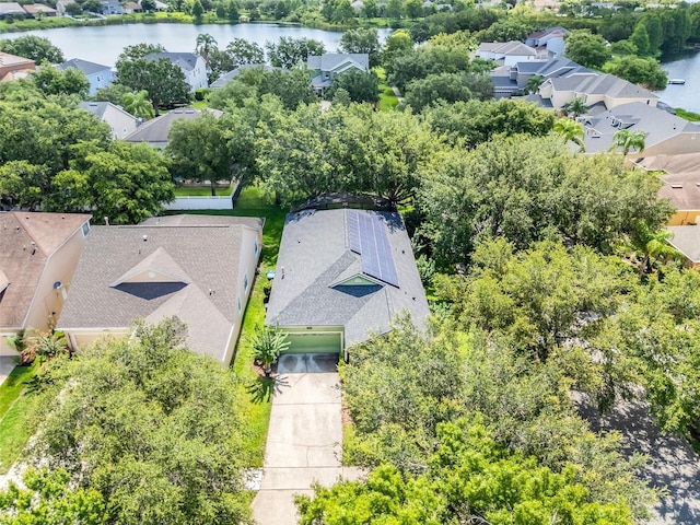 5263 Beach River Rd, Windermere, FL 34786 - aerial perspective of suburban area with a nearby body of water