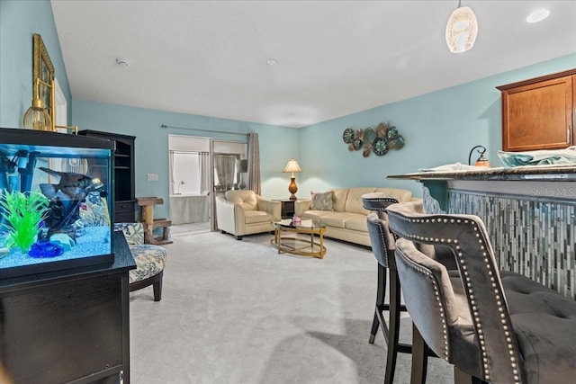 1787 Attilburgh Blvd, Melbourne, FL 32904 - living room featuring light carpet