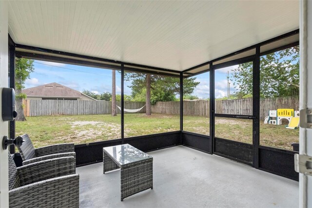 705 Ibis Ave, Deltona, FL 32738 - view of unfurnished sunroom