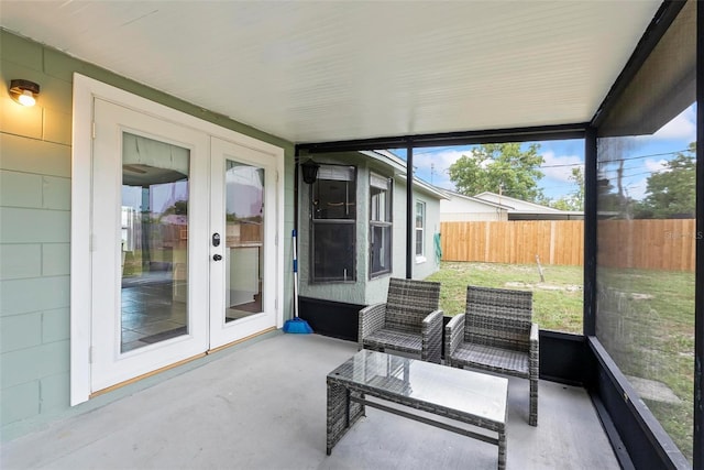 705 Ibis Ave, Deltona, FL 32738 - sunroom / solarium featuring french doors