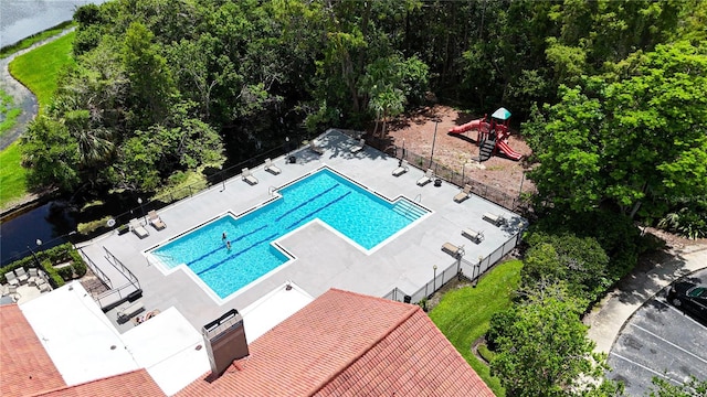 5160 Conroy Rd Unit 21, Orlando, FL 32811 - aerial view of a pool