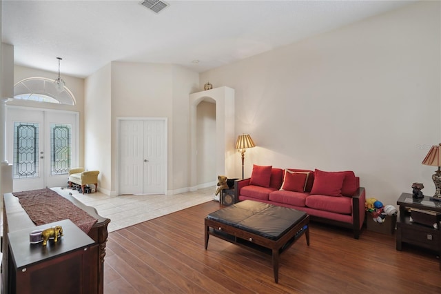 1542 Wescott Loop, Winter Springs, FL 32708 - living room featuring wood finished floors and french doors