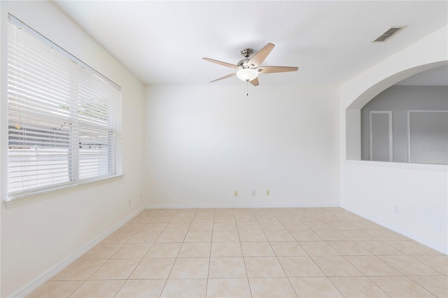 2211 J Lawson Blvd, Orlando, FL 32824 - unfurnished room with a ceiling fan and light tile patterned flooring
