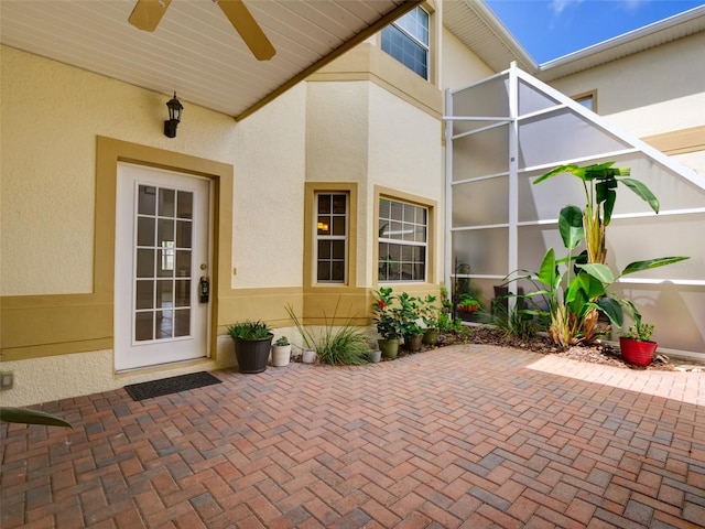 17322 Chateau Pine Way, Clermont, FL 34711 - view of patio / terrace with ceiling fan
