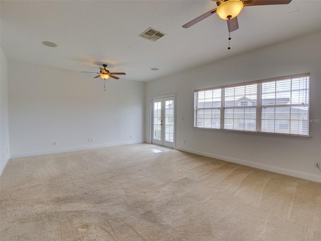 17322 Chateau Pine Way, Clermont, FL 34711 - empty room featuring a ceiling fan and light carpet