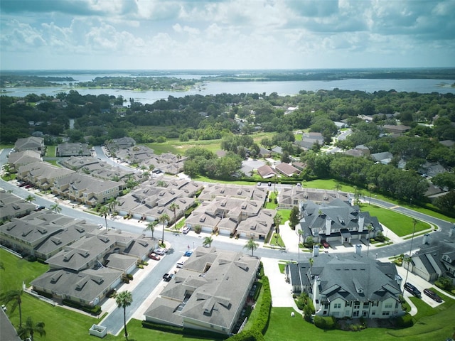 17322 Chateau Pine Way, Clermont, FL 34711 - aerial view of property's location featuring nearby suburban area and a large body of water