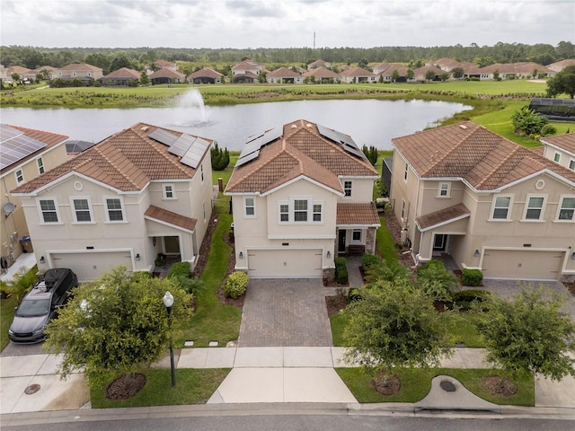 1097 Trappers Trail Loop, Davenport, FL 33896 - aerial view of residential area with a large body of water