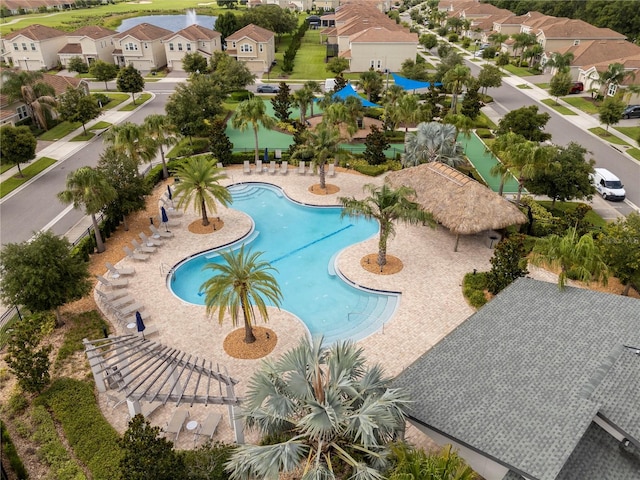 1097 Trappers Trail Loop, Davenport, FL 33896 - community pool with a residential view