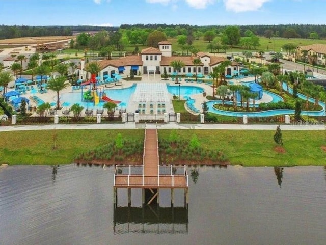 2121 Morocco Way, Kissimmee, FL 34747 - bird's eye view of a pool area