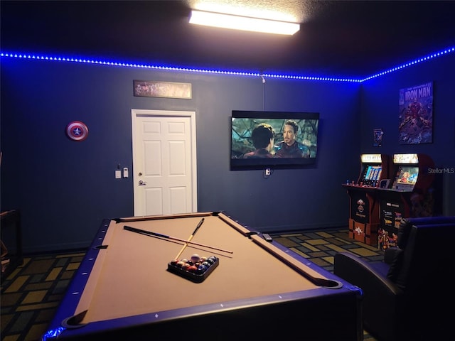 2121 Morocco Way, Kissimmee, FL 34747 - game room with billiards table and baseboards