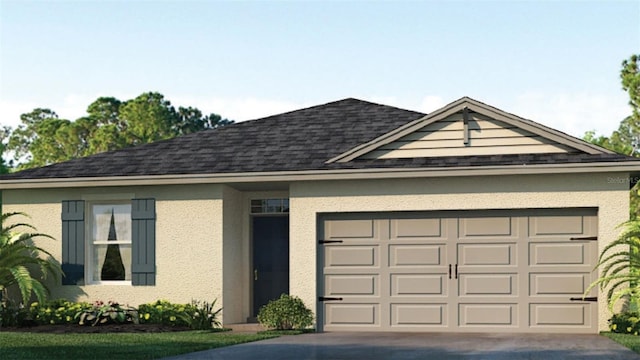 124 Athabasca Dr, Kissimmee, FL 34759 - view of front of property with a garage, driveway, and a shingled roof