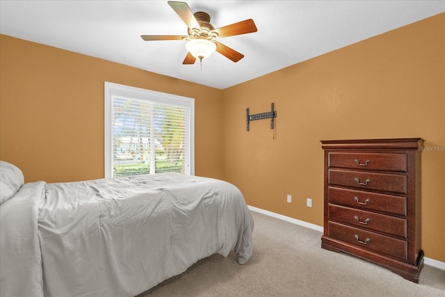 9275 Lake Sharp Ct, Orlando, FL 32817 - bedroom featuring light colored carpet and a ceiling fan