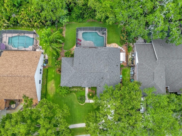 9275 Lake Sharp Ct, Orlando, FL 32817 - drone / aerial view of a pool