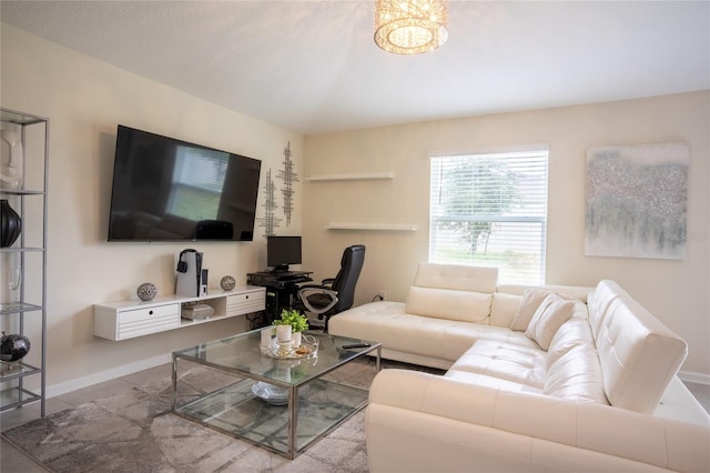 561 Andrea Cir S, Haines City, FL 33844 - living area with baseboards