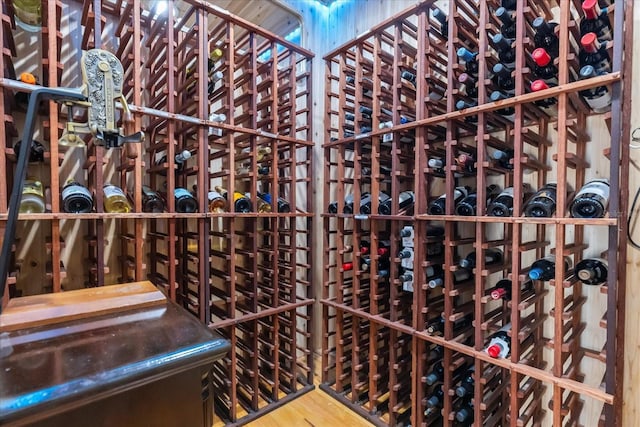8407 Interbay Blvd, Tampa, FL 33616 - wine room with wood finished floors