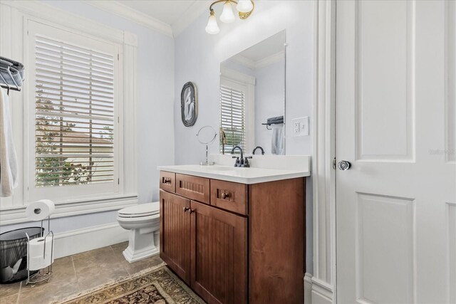8407 Interbay Blvd, Tampa, FL 33616 - bathroom with vanity and crown molding