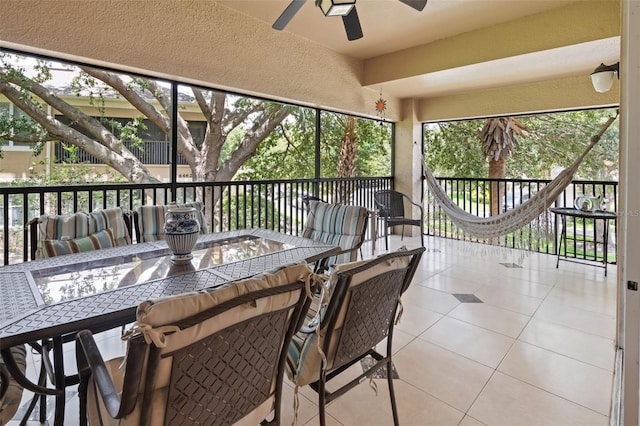 6453 Alcalde Ct Unit 110, Orlando, FL 32835 - view of sunroom / solarium