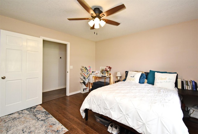 26 Canter Club Ct, Debary, FL 32713 - bedroom featuring dark wood-type flooring and a ceiling fan