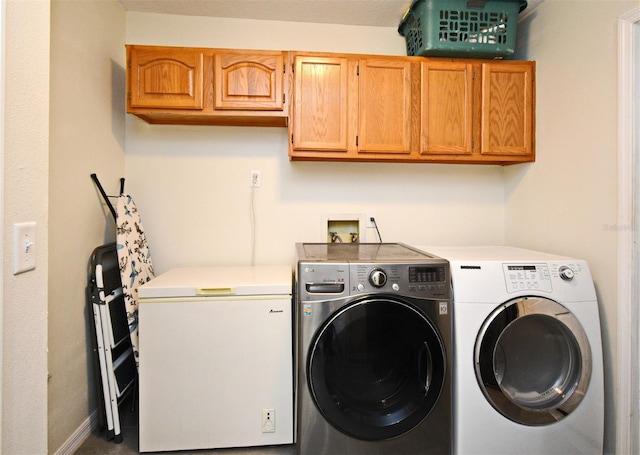 26 Canter Club Ct, Debary, FL 32713 - laundry room featuring independent washer and dryer and cabinet space
