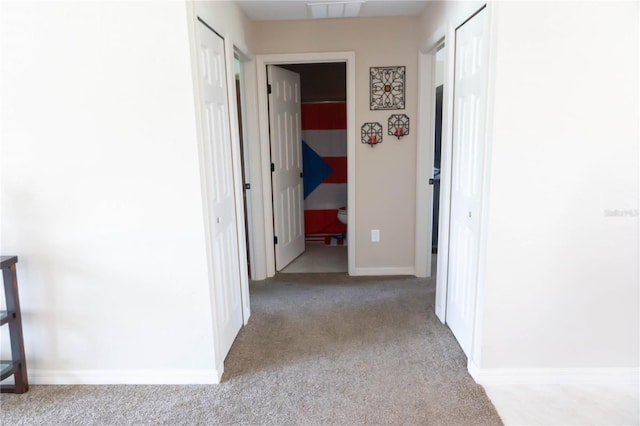 16863 SW 29th Terrace Rd, Ocala, FL 34473 - hallway featuring carpet