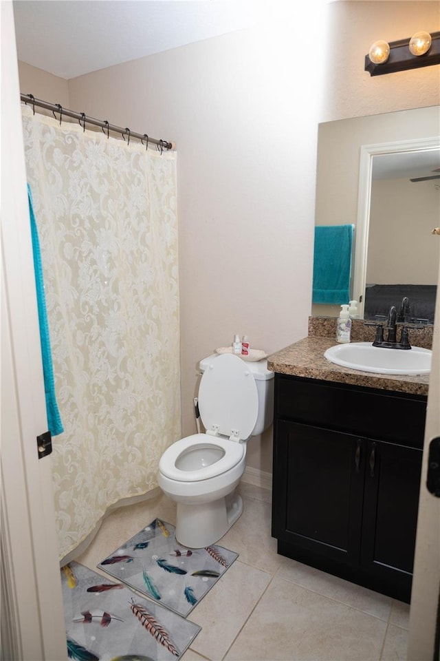 16863 SW 29th Terrace Rd, Ocala, FL 34473 - bathroom with vanity and tile patterned floors
