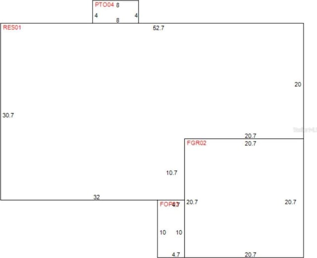 16863 SW 29th Terrace Rd, Ocala, FL 34473 - view of floor plan / room layout