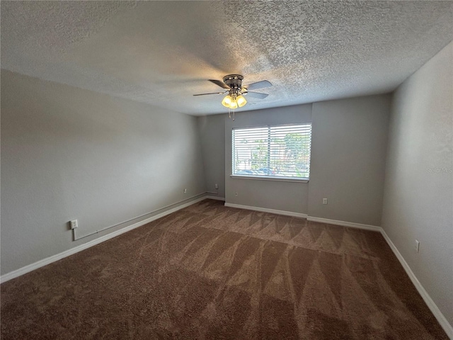 1922 Conway Rd Unit 1922, Orlando, FL 32812 - carpeted empty room with a textured ceiling and a ceiling fan