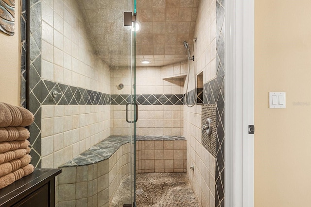 9400 Laws Rd, Clermont, FL 34714 - full bathroom featuring a stall shower and vanity