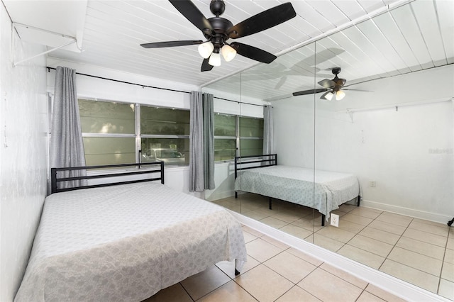 131 N Central Ave, Apopka, FL 32703 - tiled bedroom with ceiling fan